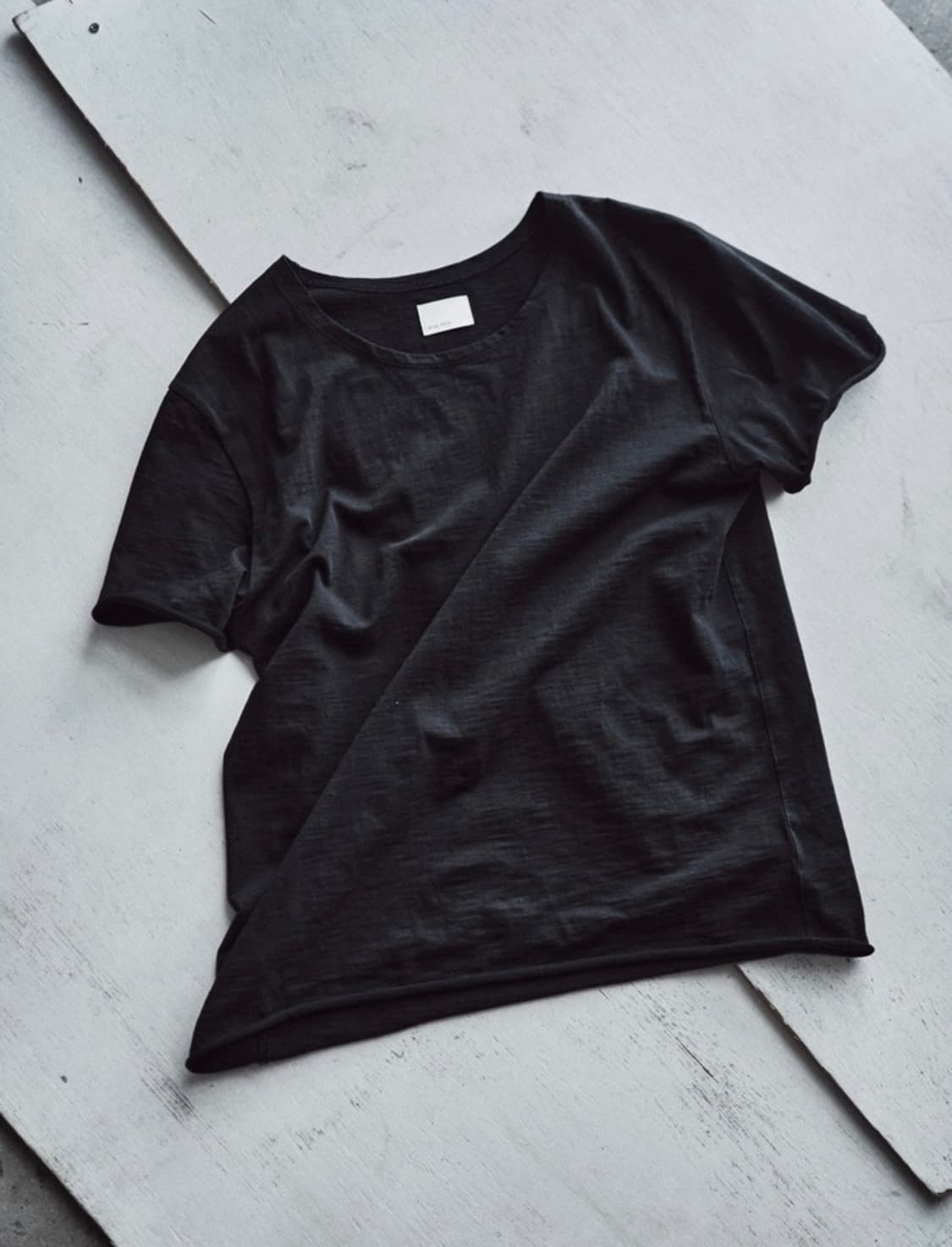 [1] mono prive textured roll half sleeve 상품이미지1