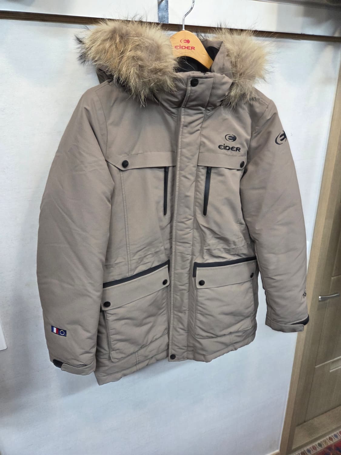 아이더 700 포르스 라쿤퍼 다운 패딩자켓 s 상품이미지9