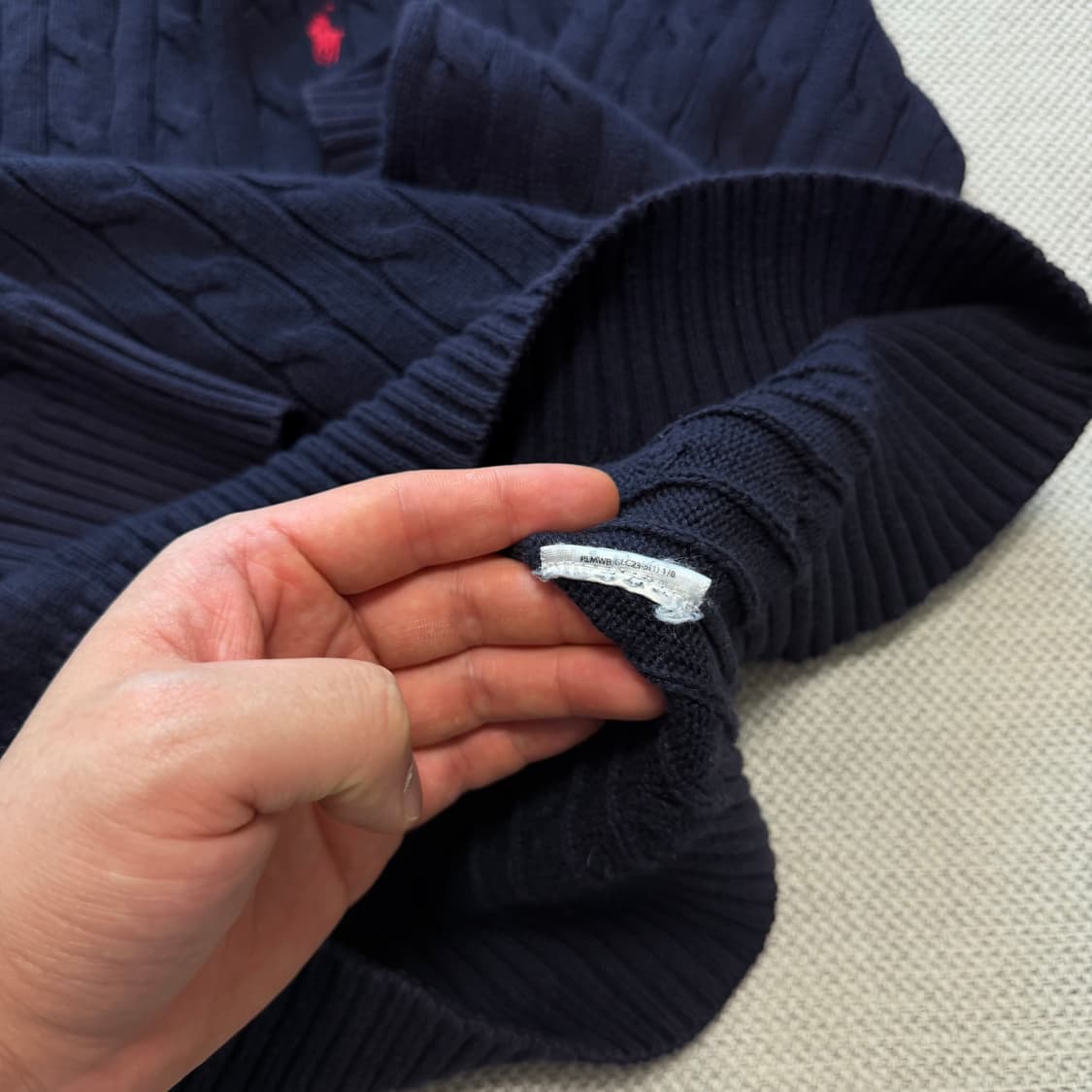 폴로 랄프로렌 라운드 케이블 니트 상품이미지3