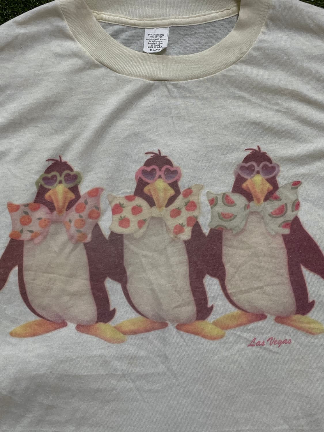 90s 빈티지 펭귄 반팔티 상품이미지2