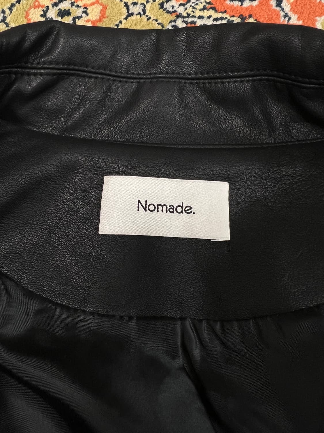 [F] Nomade 비건 레더 싱글 가죽자켓 상품이미지4