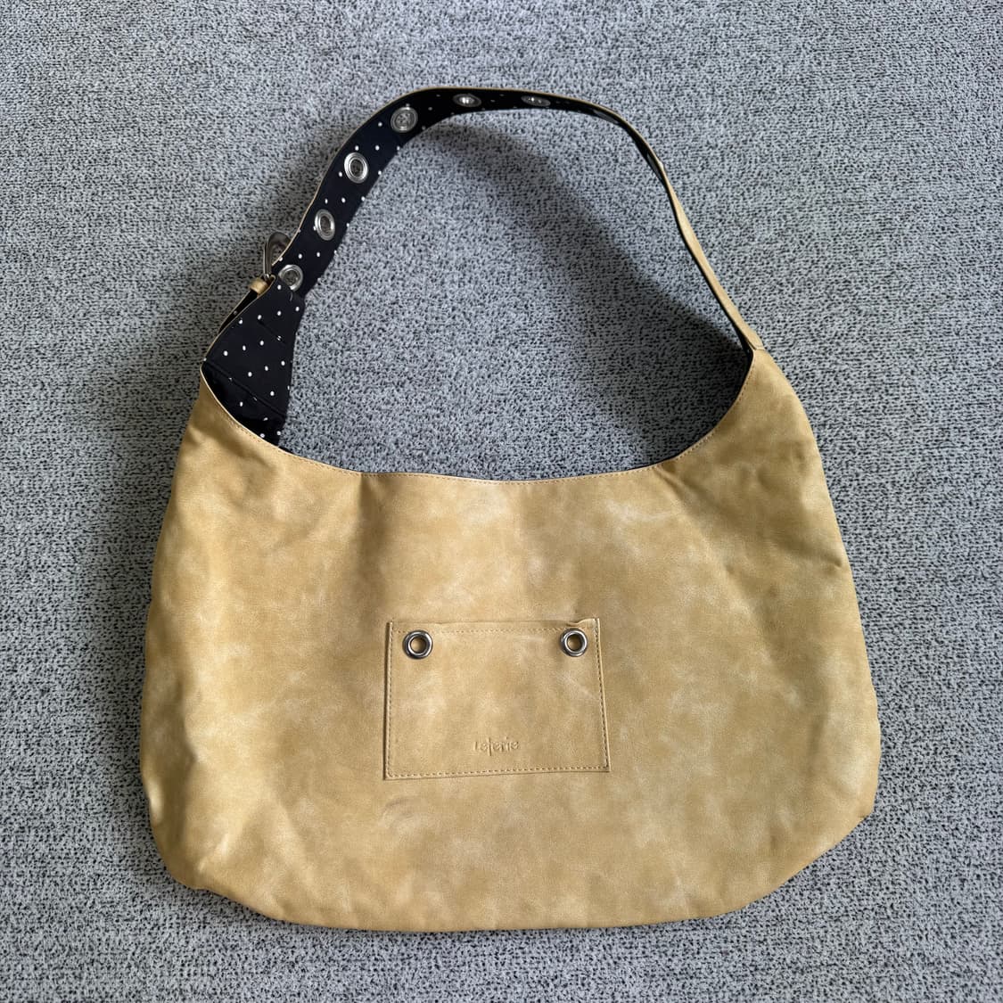 레터리 리버시블 백(옐로우) 상품이미지5