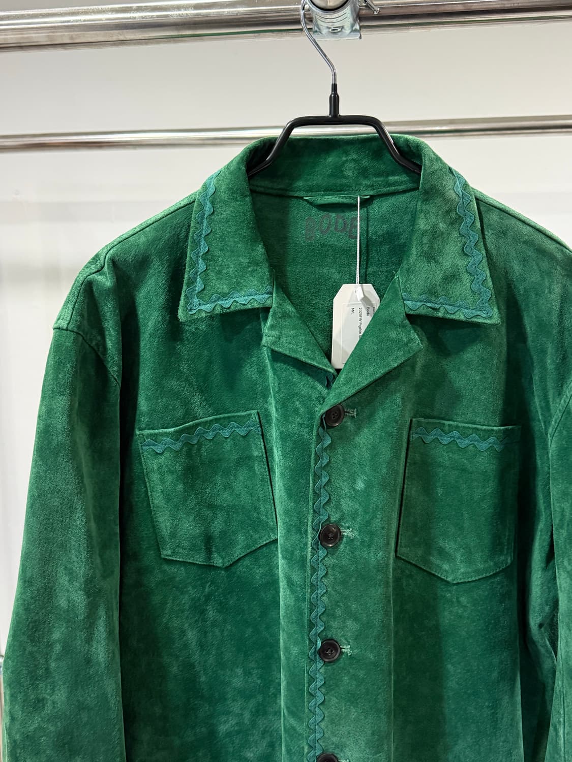 BODE — Suede Rickrack Workshirt 상품이미지7