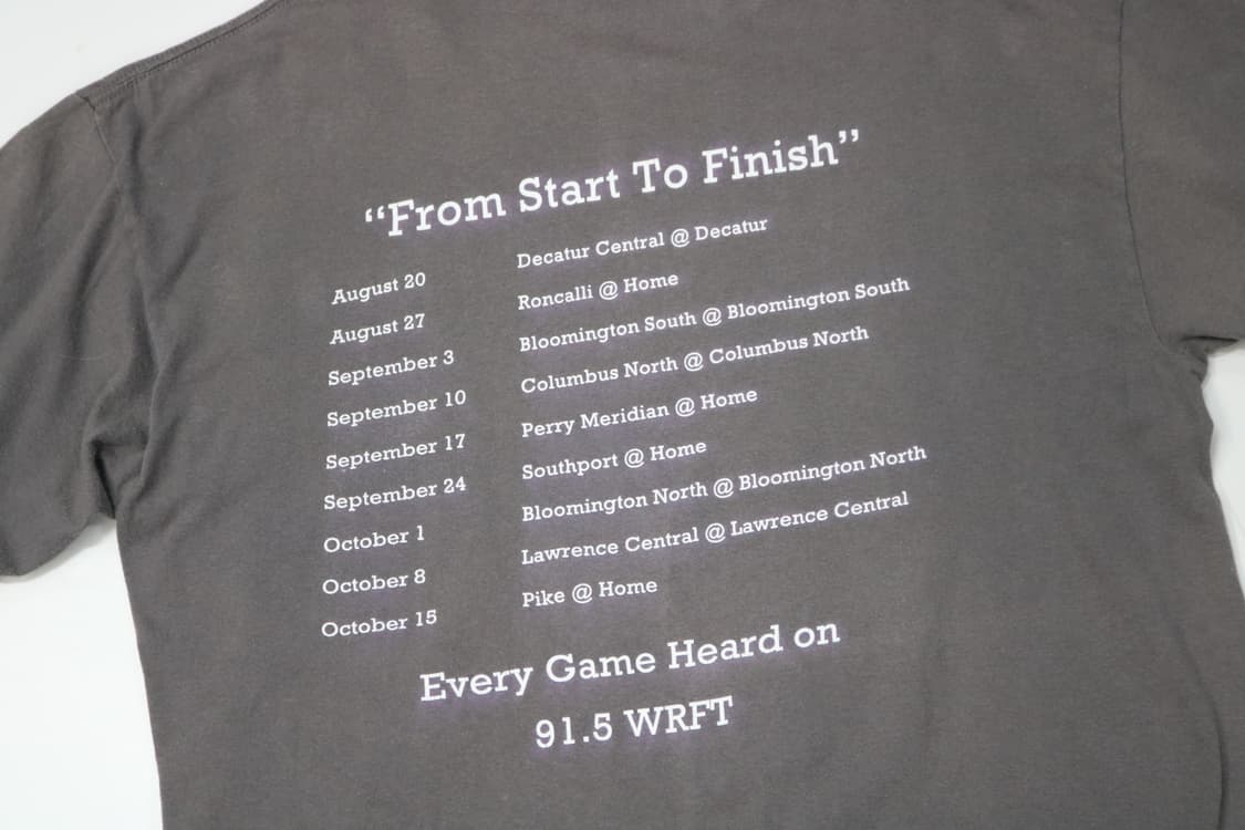 빈티지 차콜 'FRANKLIN 10-11' 풋볼 그래픽 반팔티셔츠 상품이미지6