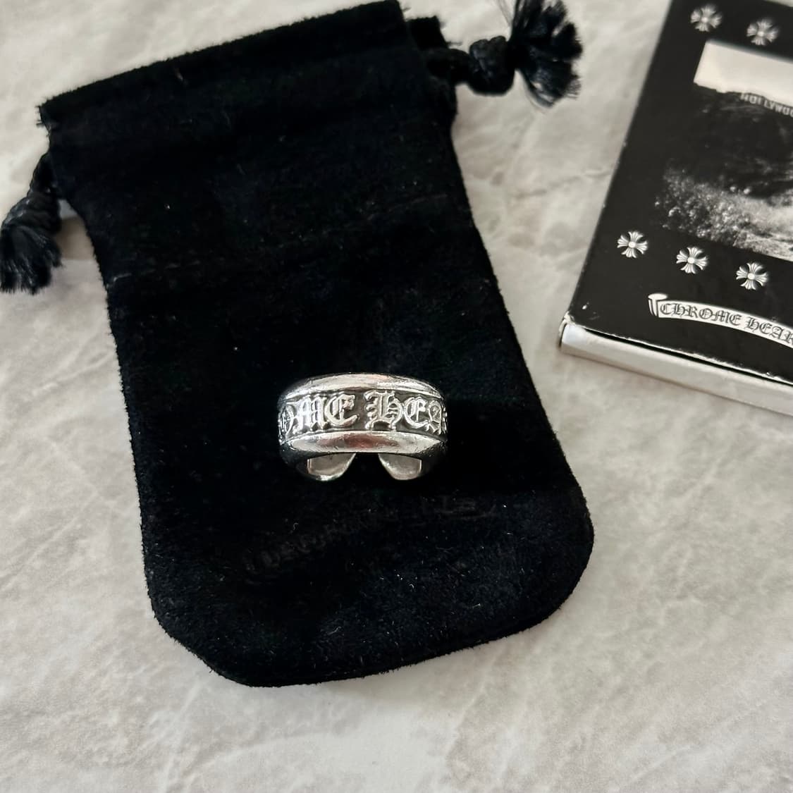 크롬하츠 말발굽 스크롤라벨링(US6/국내11호) 상품이미지4