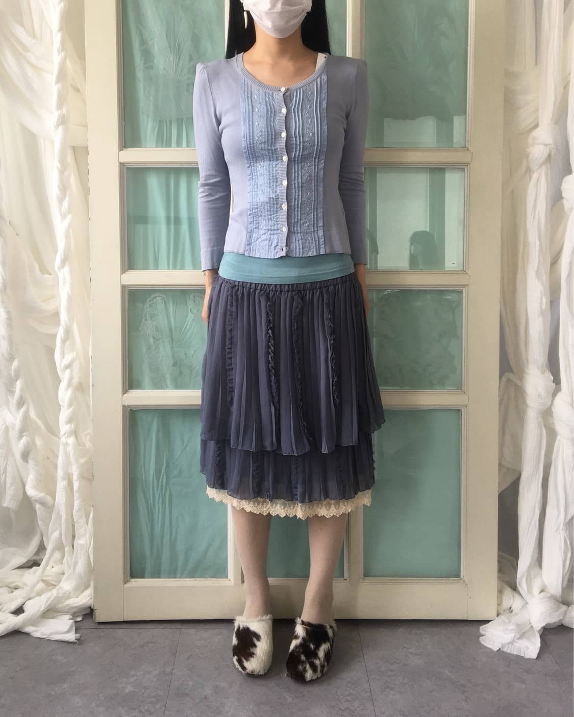 Layering point knit cardigan 상품이미지5