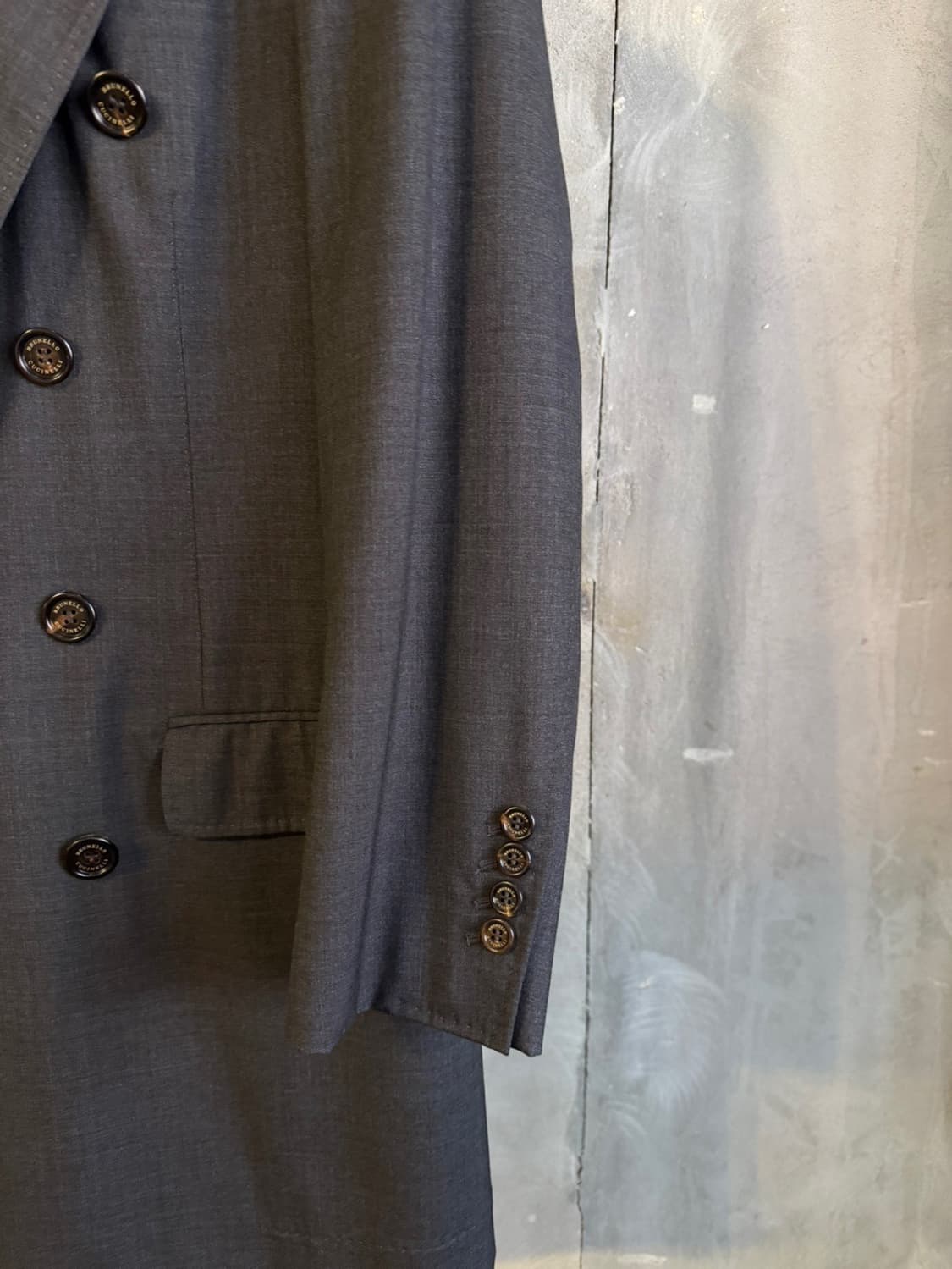 브루넬로 쿠치넬리 더블 브레스티드 코트 100 상품이미지10