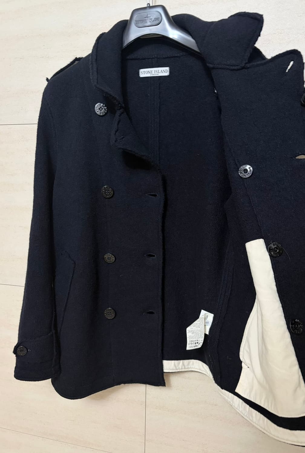 스톤아일랜드 아카이브 피코트 정품 블랙 상품이미지7