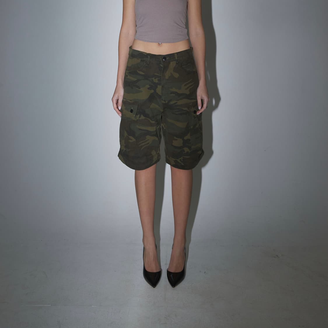 deepinblue 딥인블루 카모 카고 버뮤다 팬츠 상품이미지1