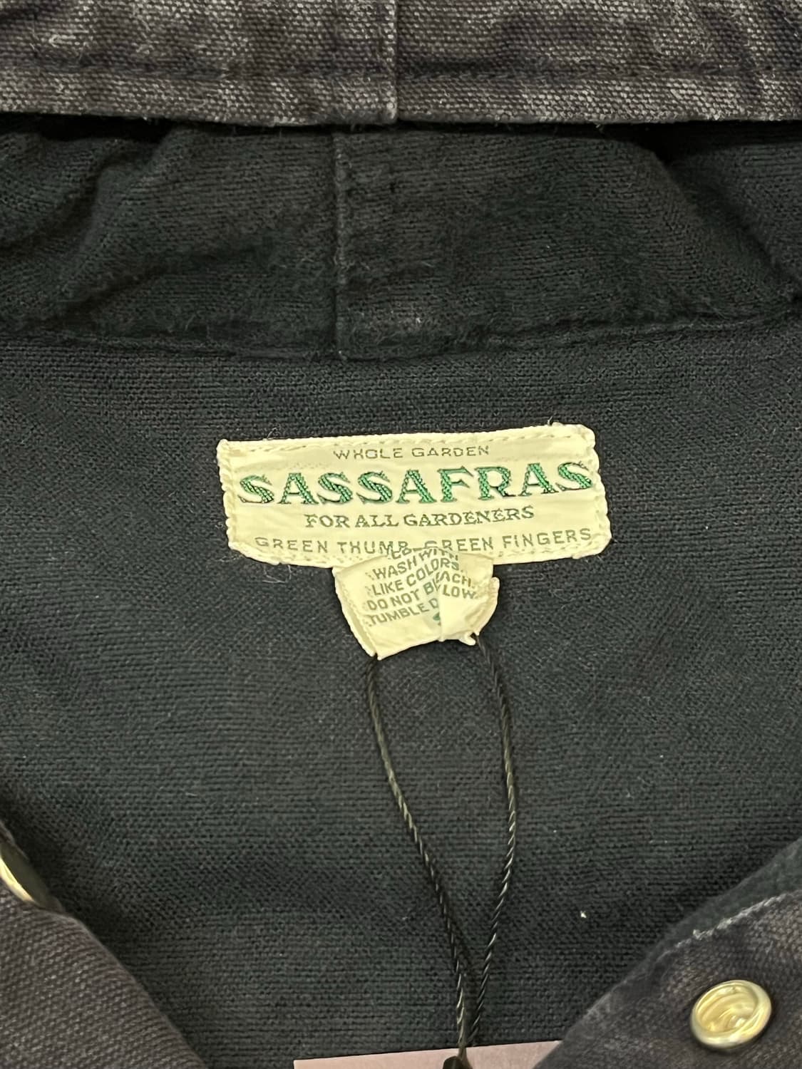 사사프라스 버튼 후드 베스트 네이비 S #csz1889 상품이미지4