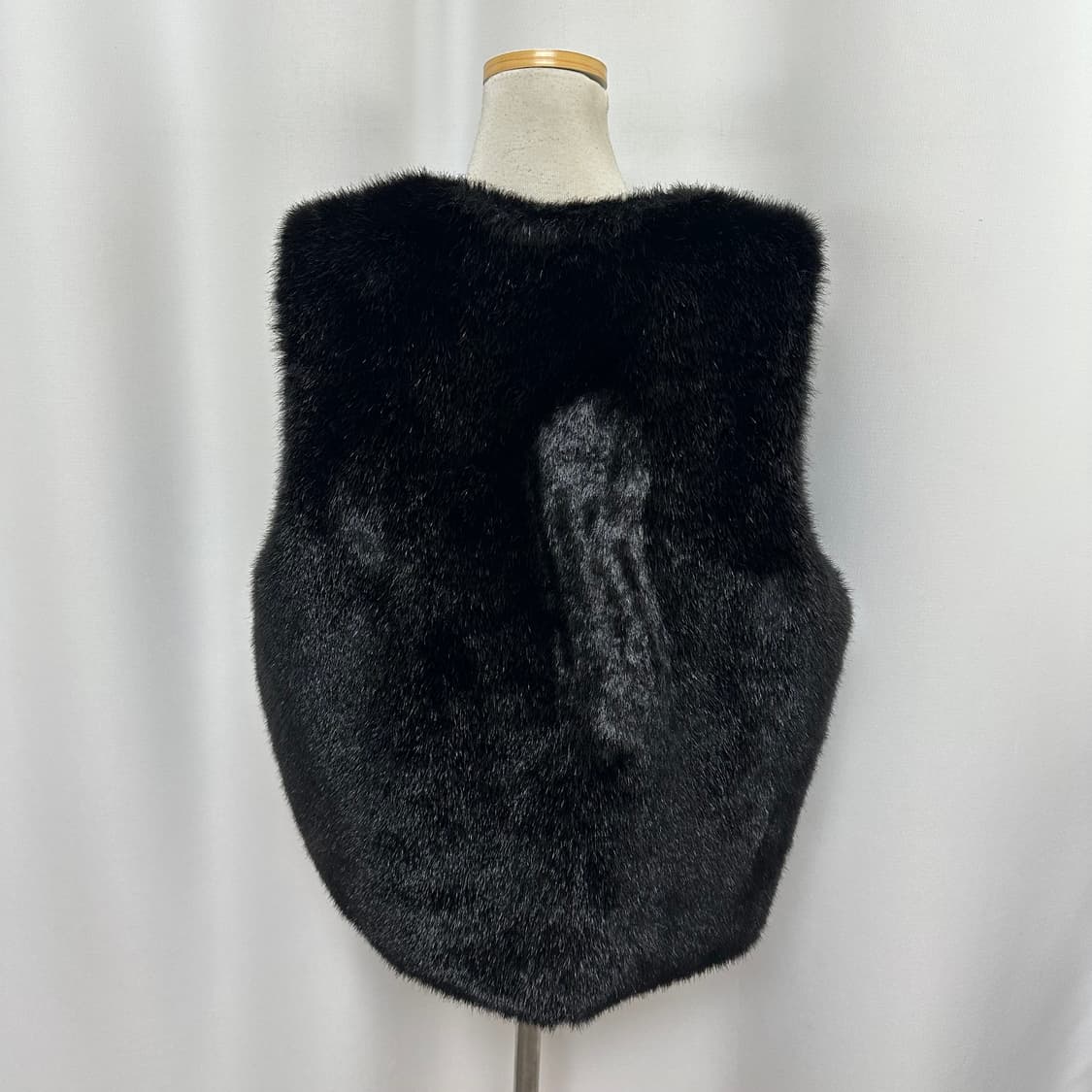   러브패리스 여자 퍼조끼 검정 FREE 상품이미지8