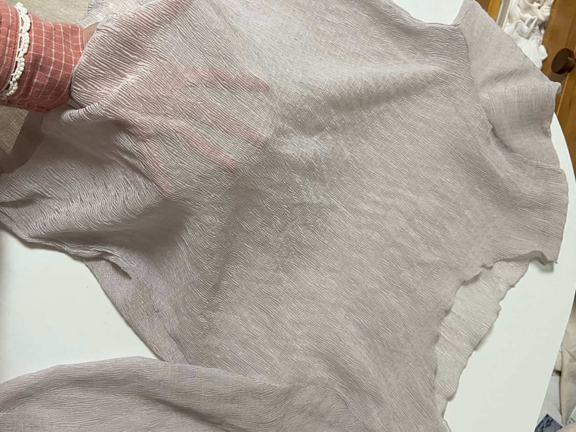 빈티지 오간자 시스루 티 (레이어드 겸용) 상품이미지2