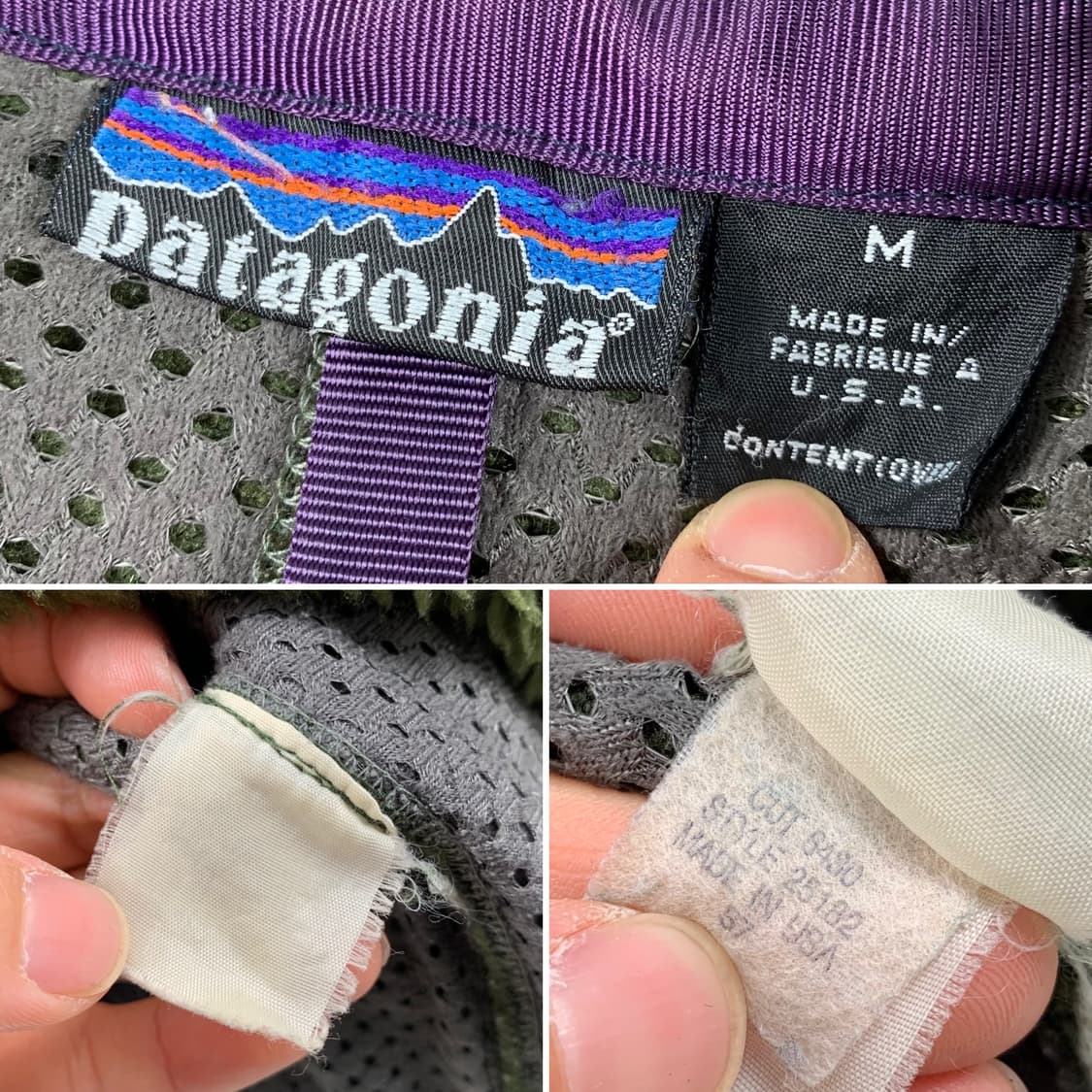 90s 파타고니아 레트로 딥파일 플리스 헌터그린  상품이미지6