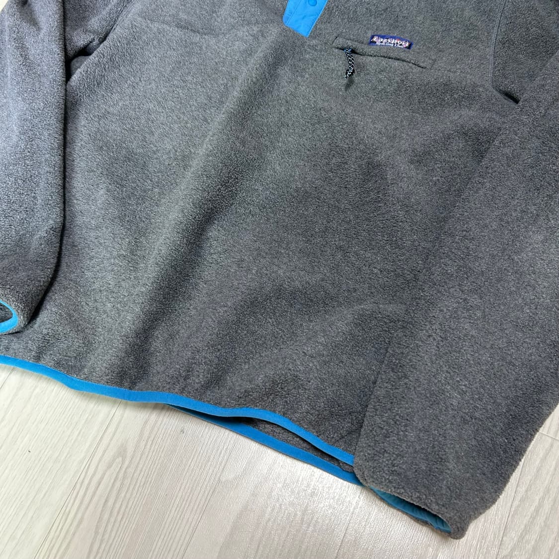 [M] LSC 레이지포트스포팅클럽 스냅 플리스 그레이 상품이미지3