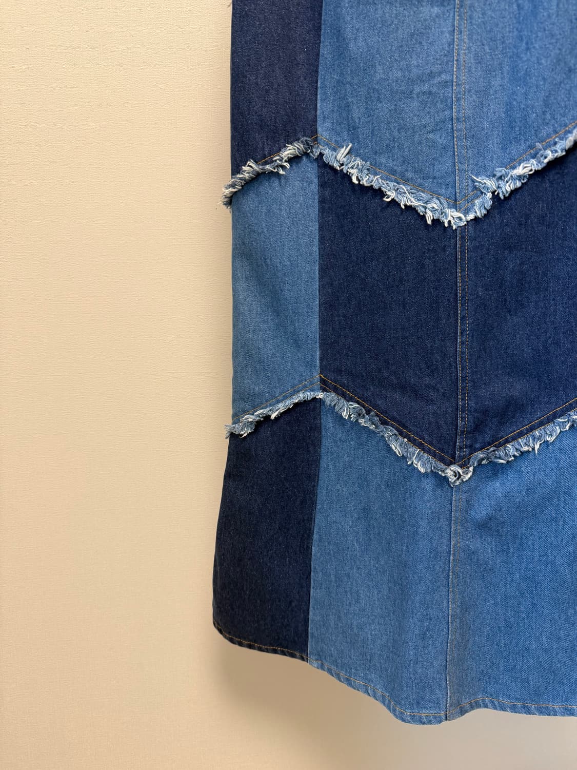 Patchwork denim skirt  상품이미지3