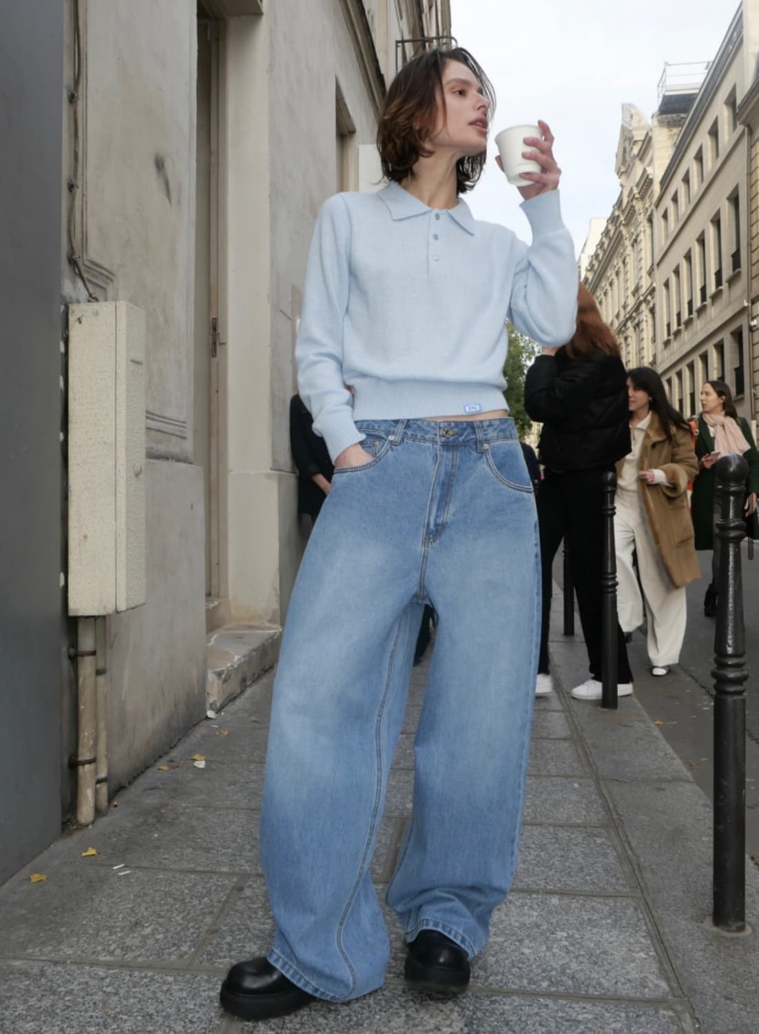 era 와이드데님 라이트블루 S 제니 데님 상품이미지3