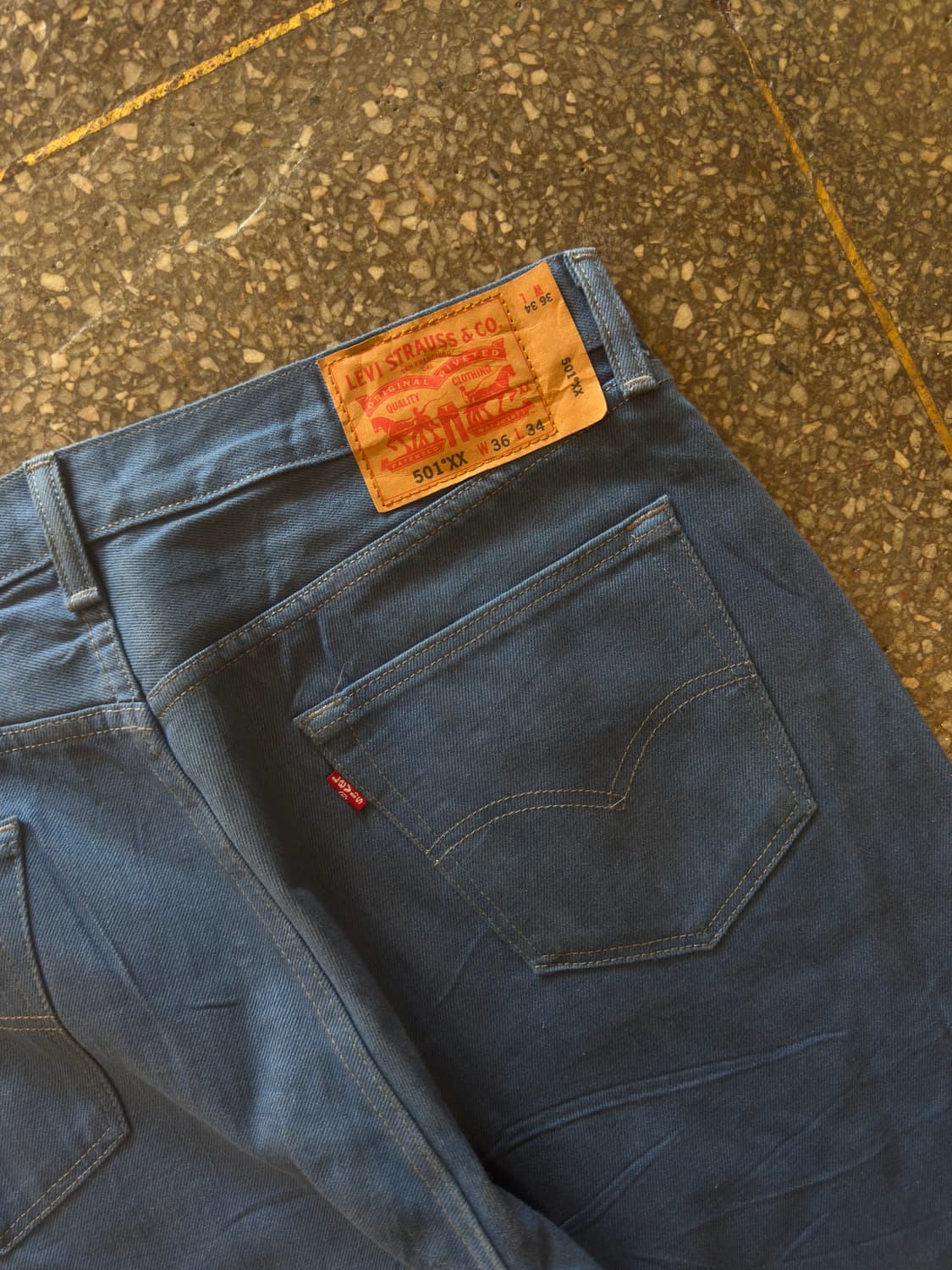 Levi’s 501 데님팬츠 블루 상품이미지5