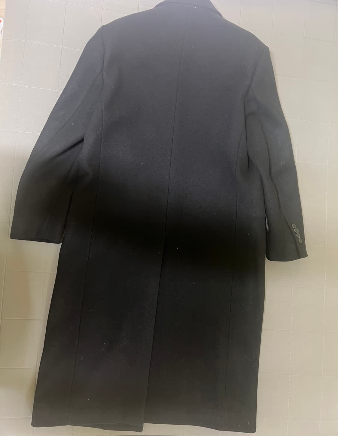 [100] tngt 블랙 대디핏 캐시미어 3버튼 테일러드 코트 상품이미지3