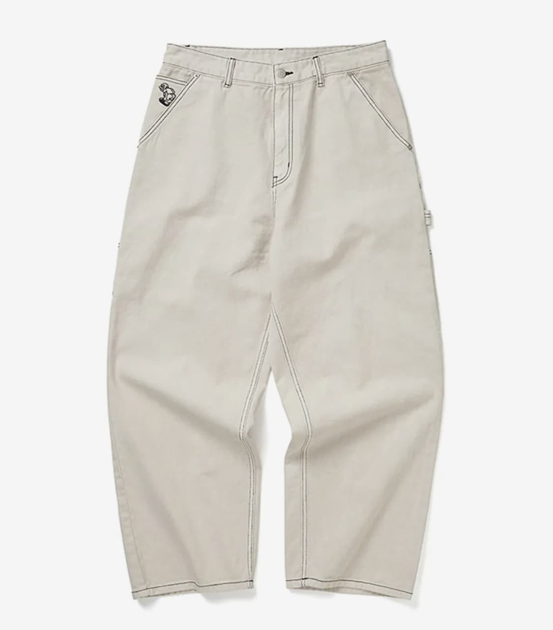 XL 위캔더스 draggy work pants 드래기 워크 팬츠 아이보리 상품이미지2