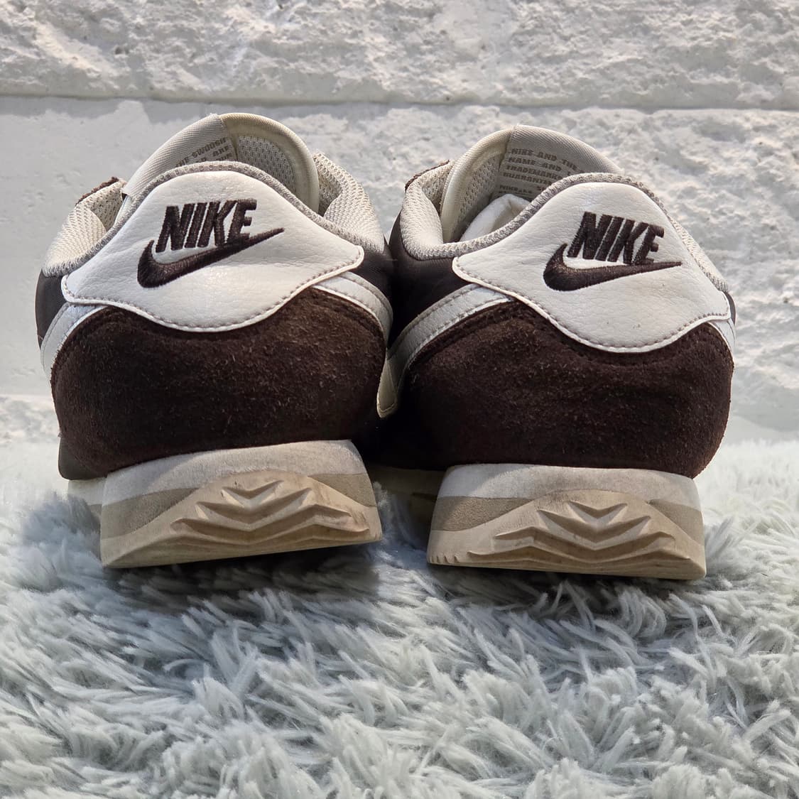 1a-2:나이키 코르테즈 브라운 화이트 235mm 상품이미지3