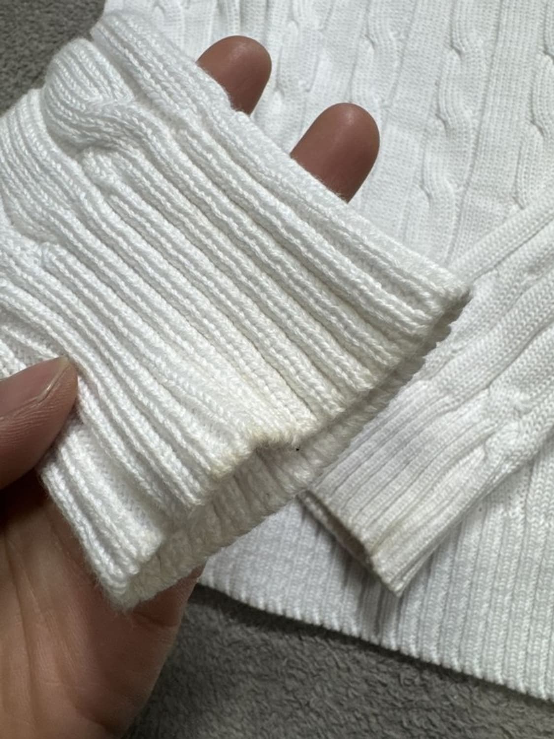 폴로 꽈배기 니트 XS 상품이미지3