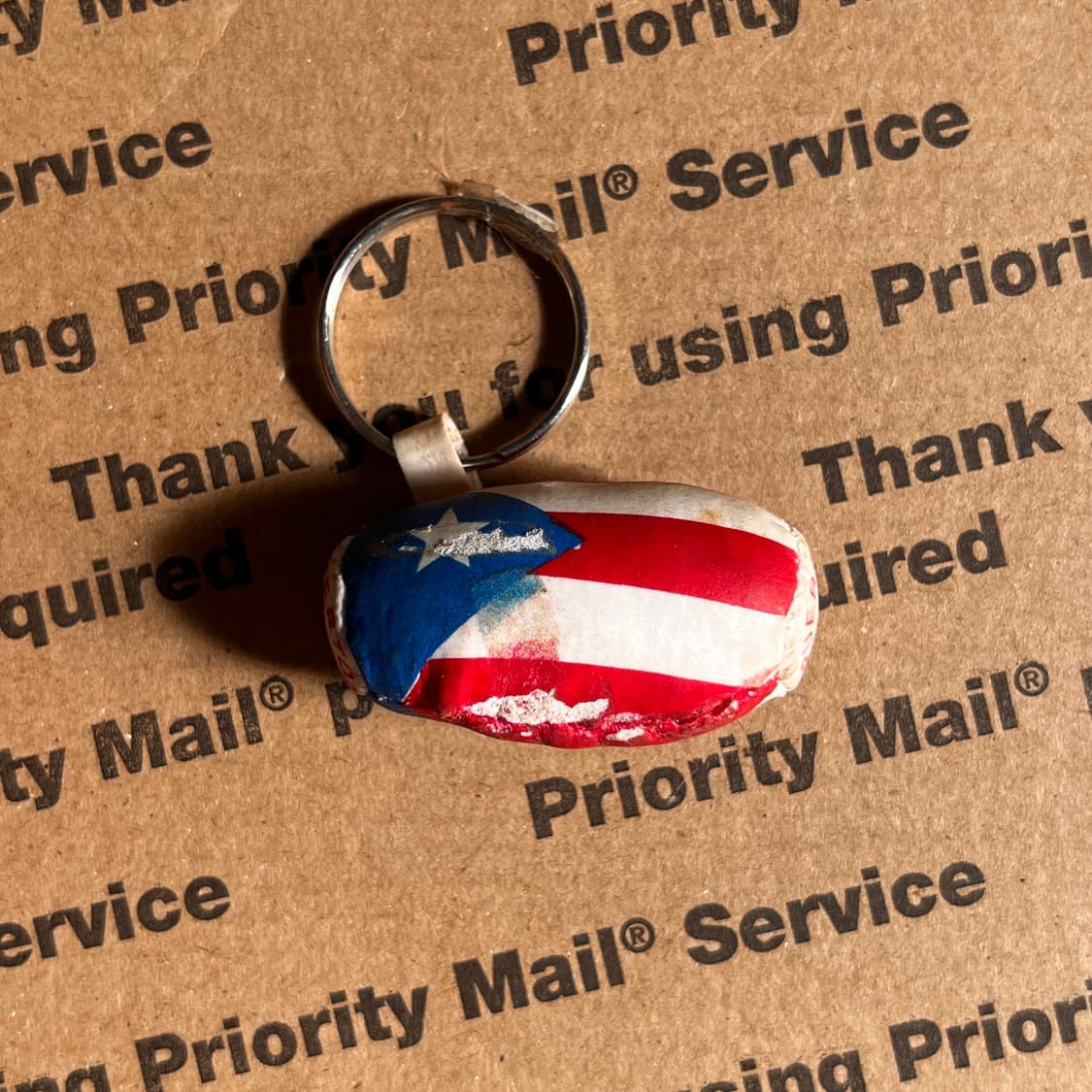 90s vtg Puerto Rico Flag Keyring 상품이미지2