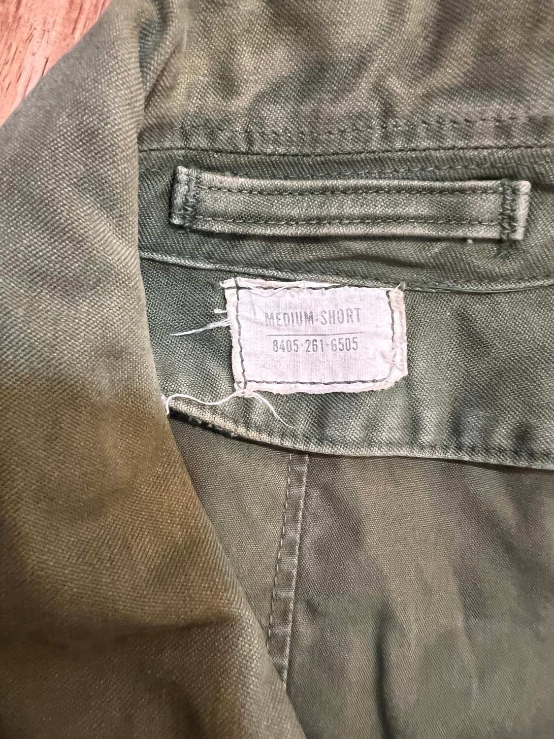 빈티지밀리터리 카키 필드코트 워크자켓 상품이미지8