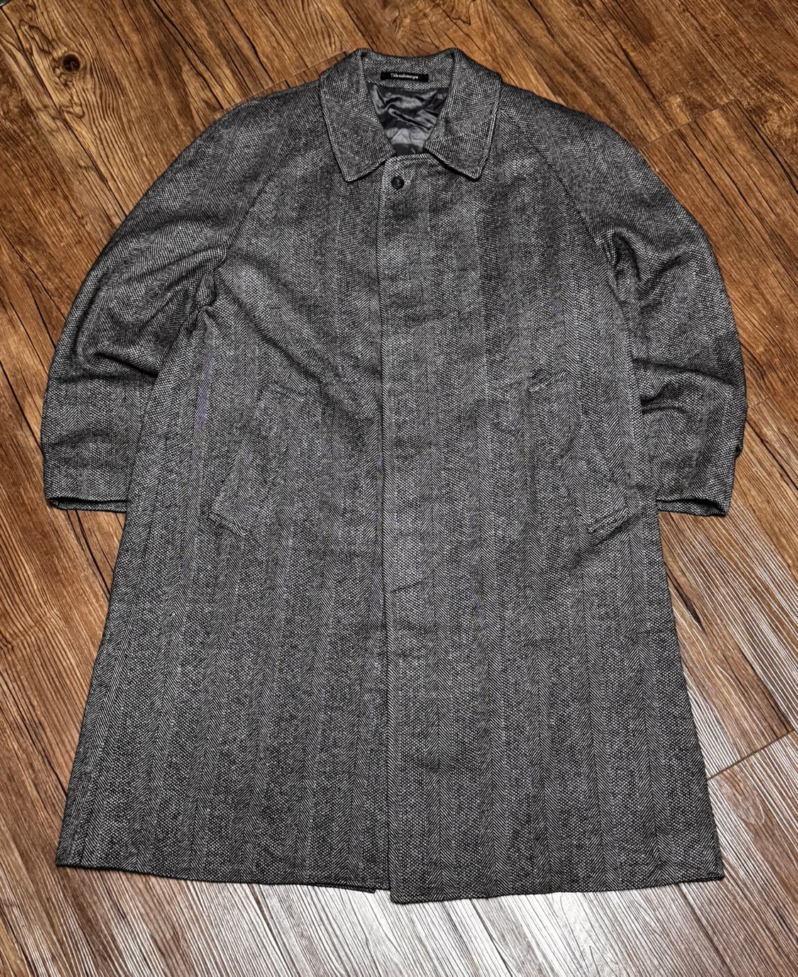 HILAND 일본 캐시미어 헤링본 코트 상품이미지2