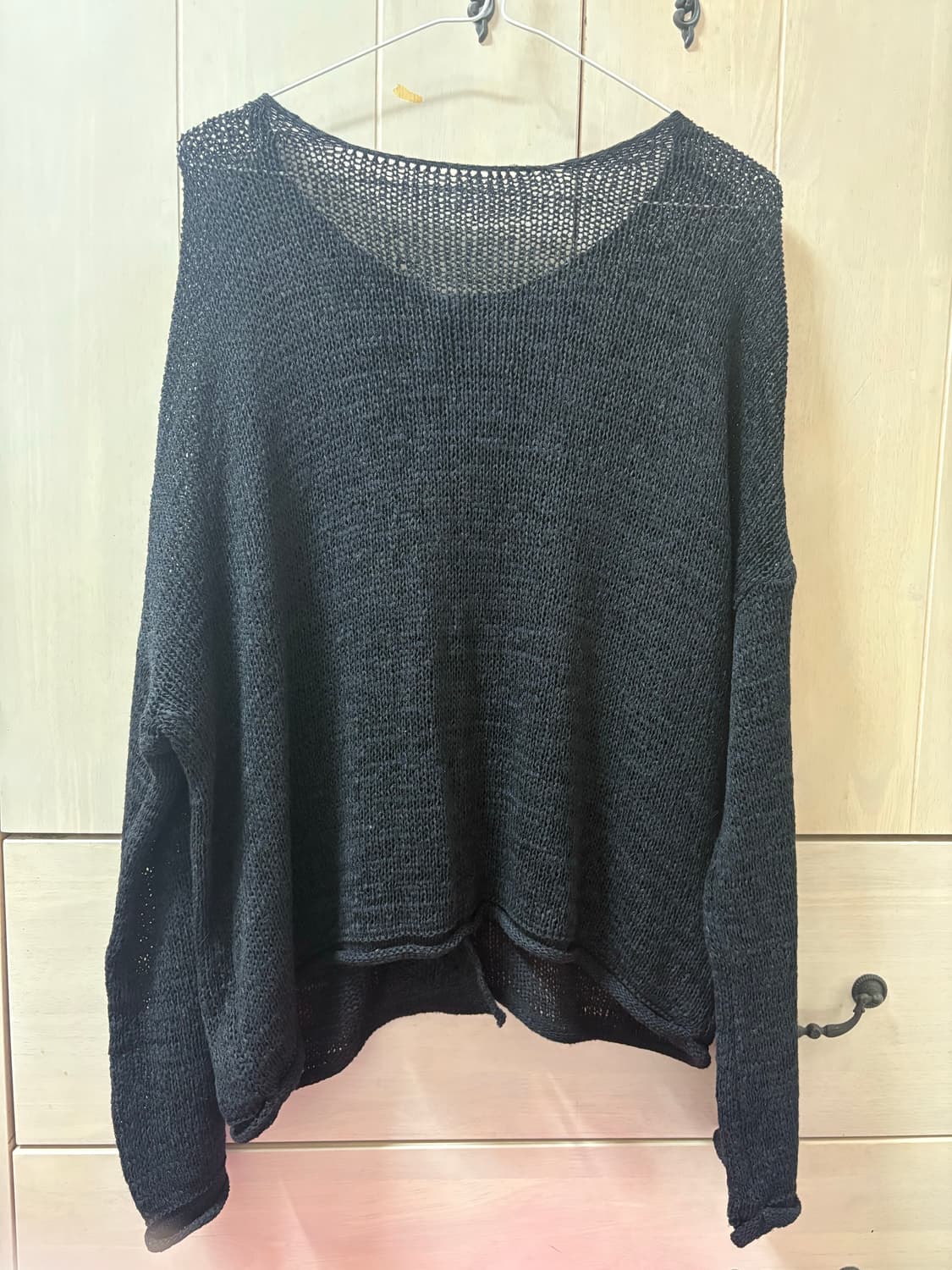 메쉬 루즈 니트 상품이미지2