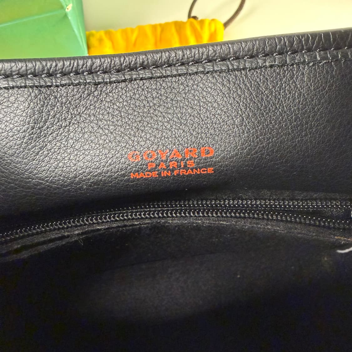 {풀구성} 고야드 미니앙주 블랙 카프 스킨 고야딘 캔버스 토트백 상품이미지7