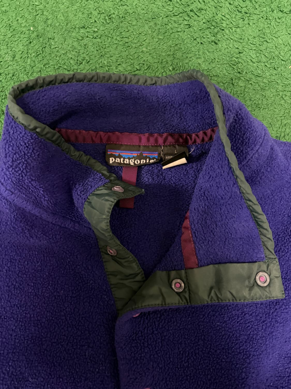 L) 90s 파타고니아 신칠라 퍼플 네이비 상품이미지4