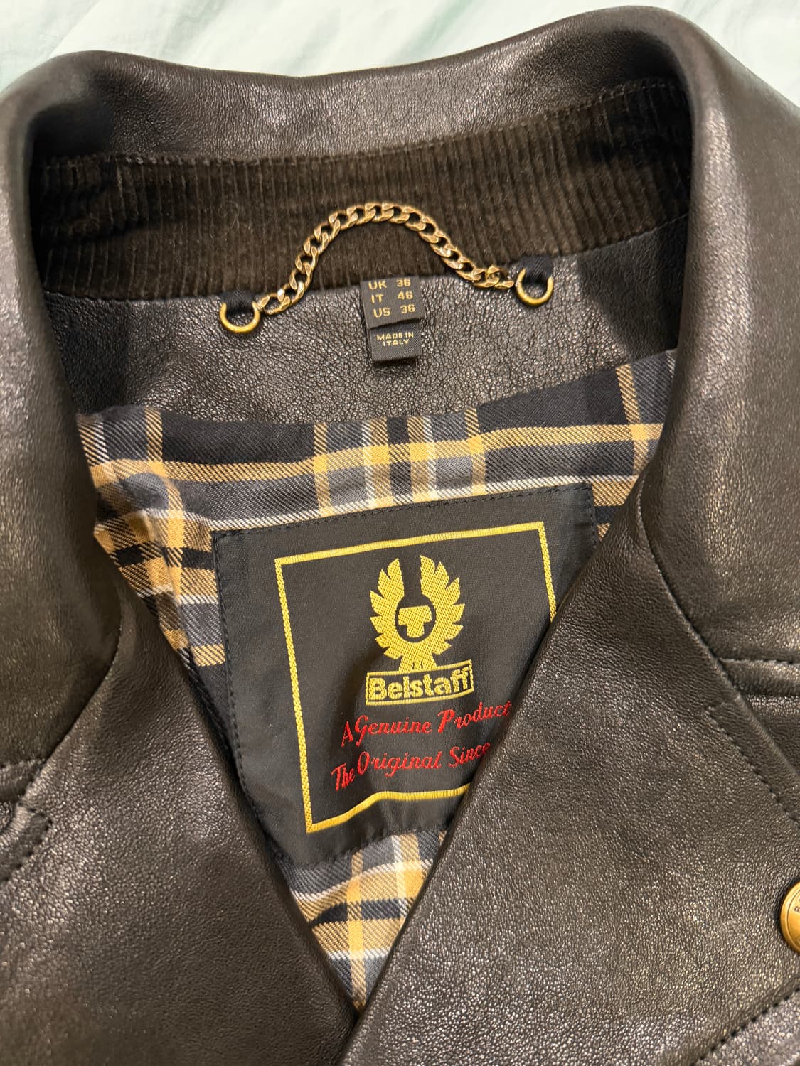 벨스타프 머스탱 d-pocket 가죽 자켓 상품이미지3