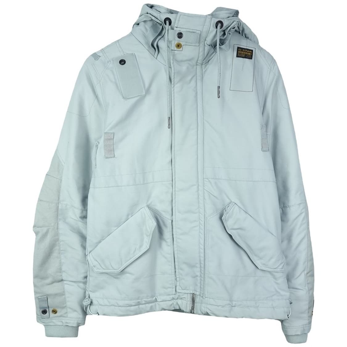 지스타 로우 텍티컬 후드 경량 패딩 자켓 라이트 그레이 M16775 상품이미지2