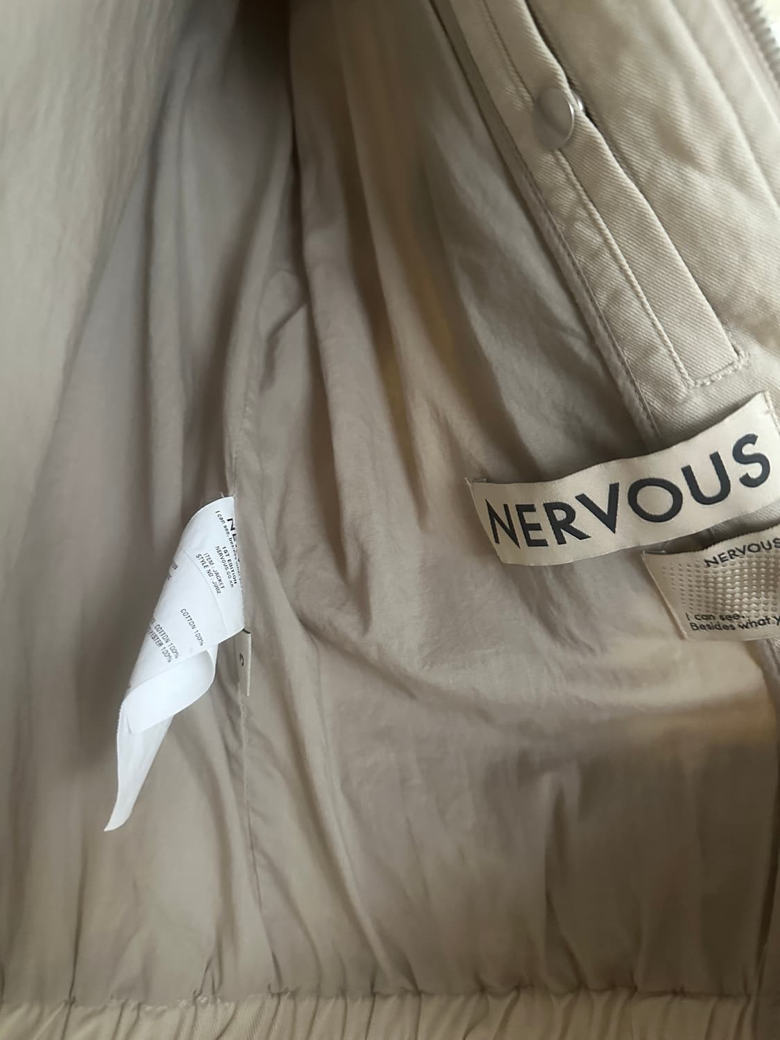 Nervous 널버스 자켓 3사이즈 상품이미지2