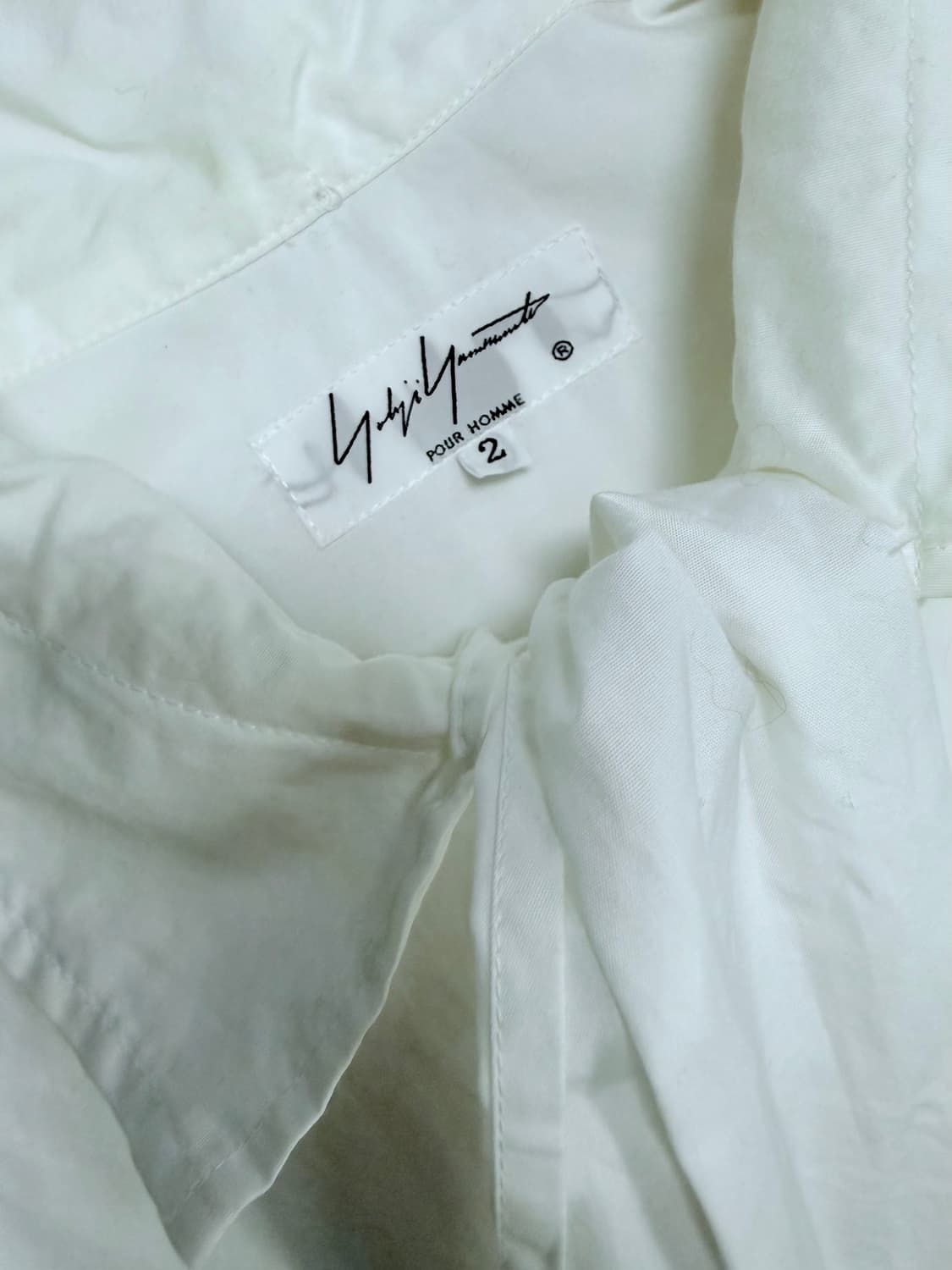 Yohji yamamoto pour homme scarves shirt 상품이미지2