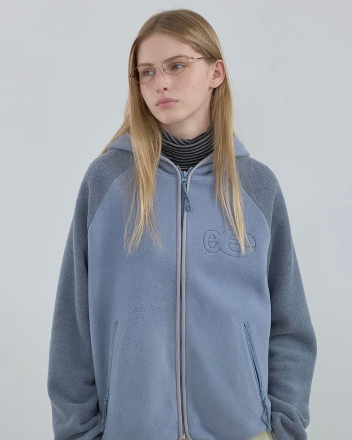 엔조블루스 플리스 집업 후디 상품이미지1