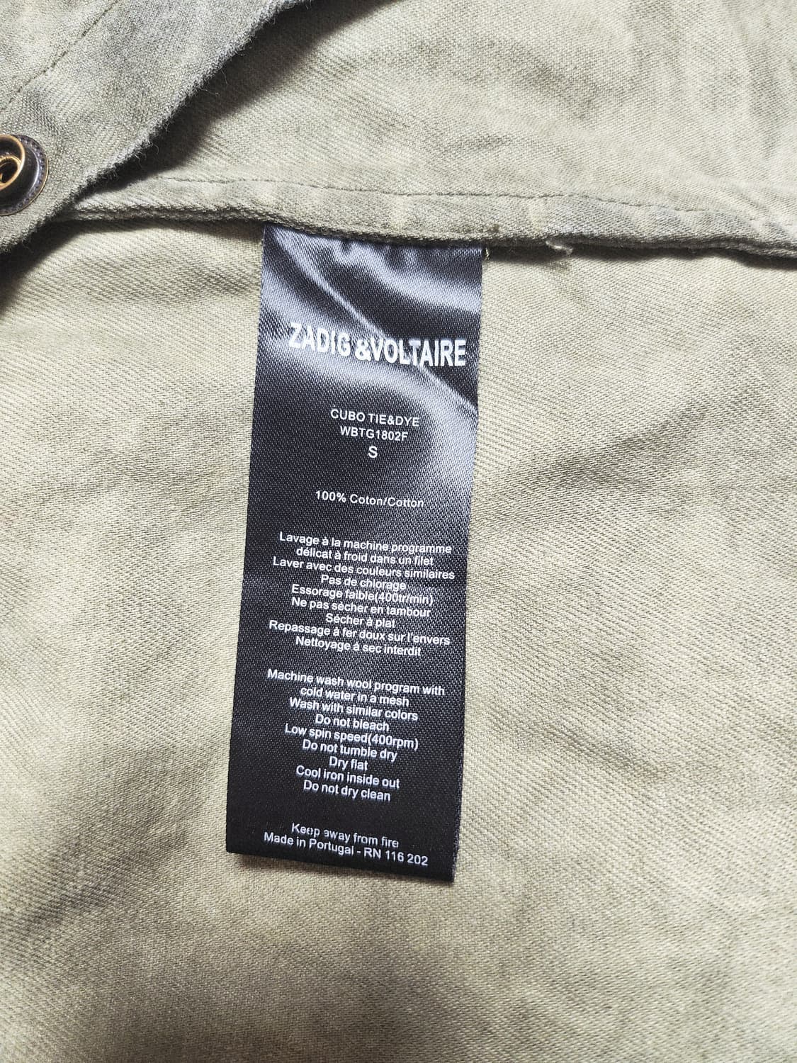 Zadig & Voltaire 빈티지 밀리터리 스타일 조끼  상품이미지7