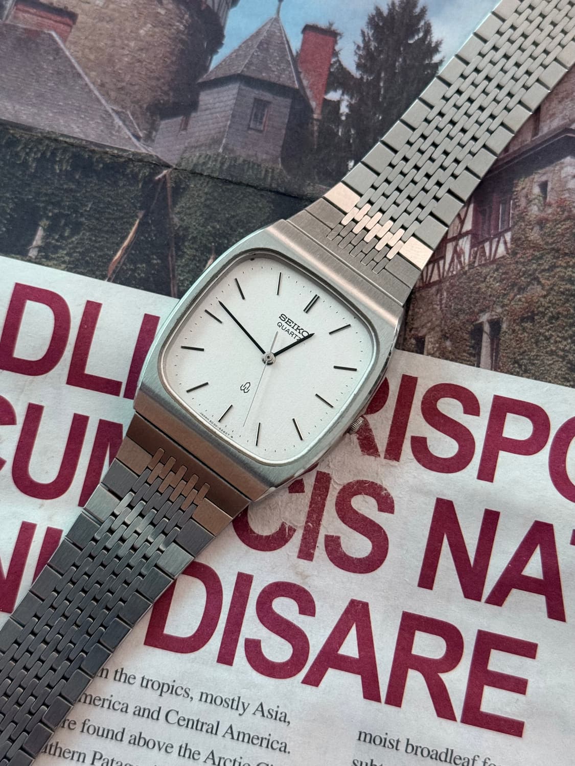 세이코 Seiko 쿼츠 스퀘어  상품이미지1