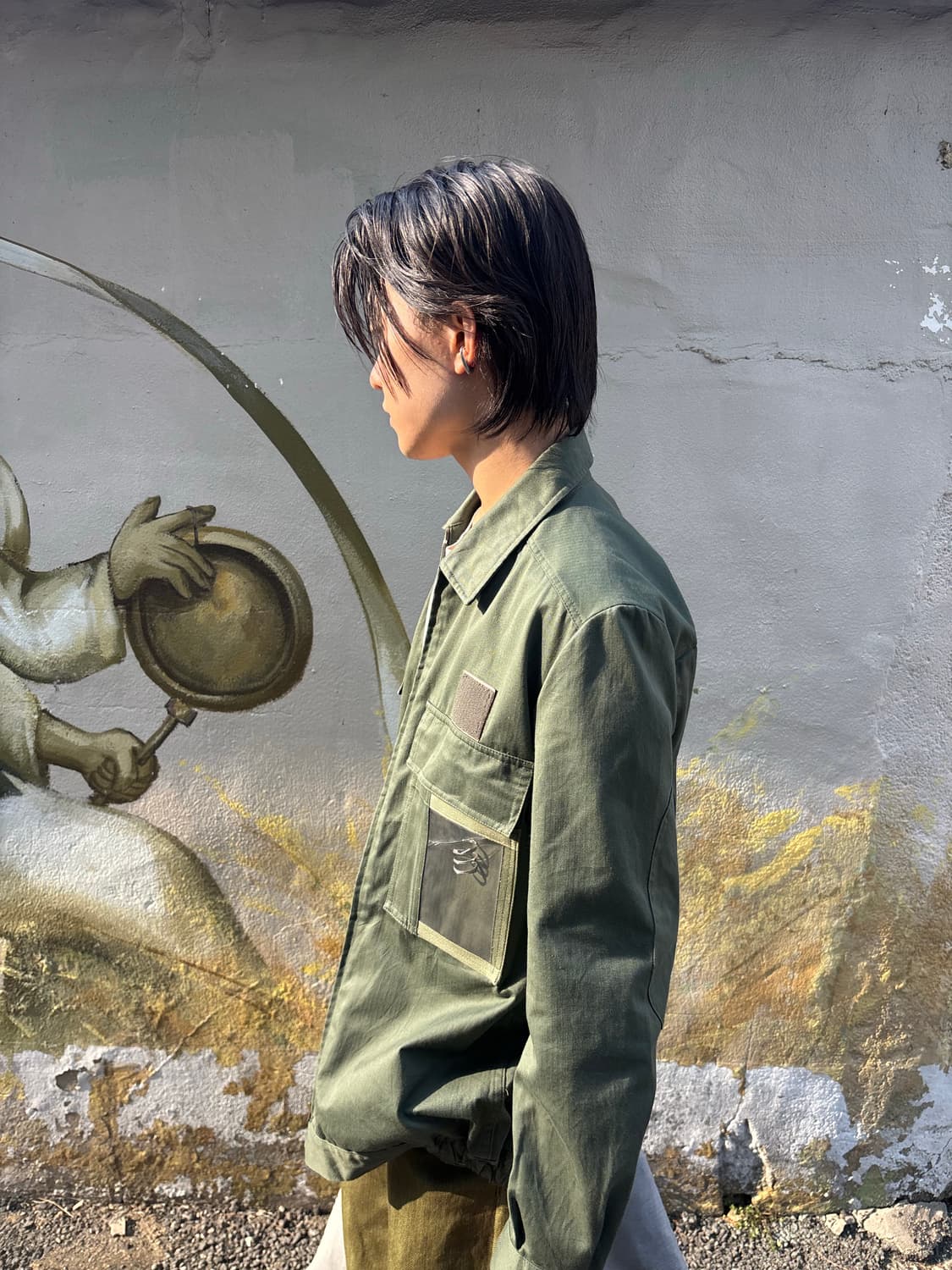 90s 프랑스군 밀리터리 워크 자켓 상품이미지3