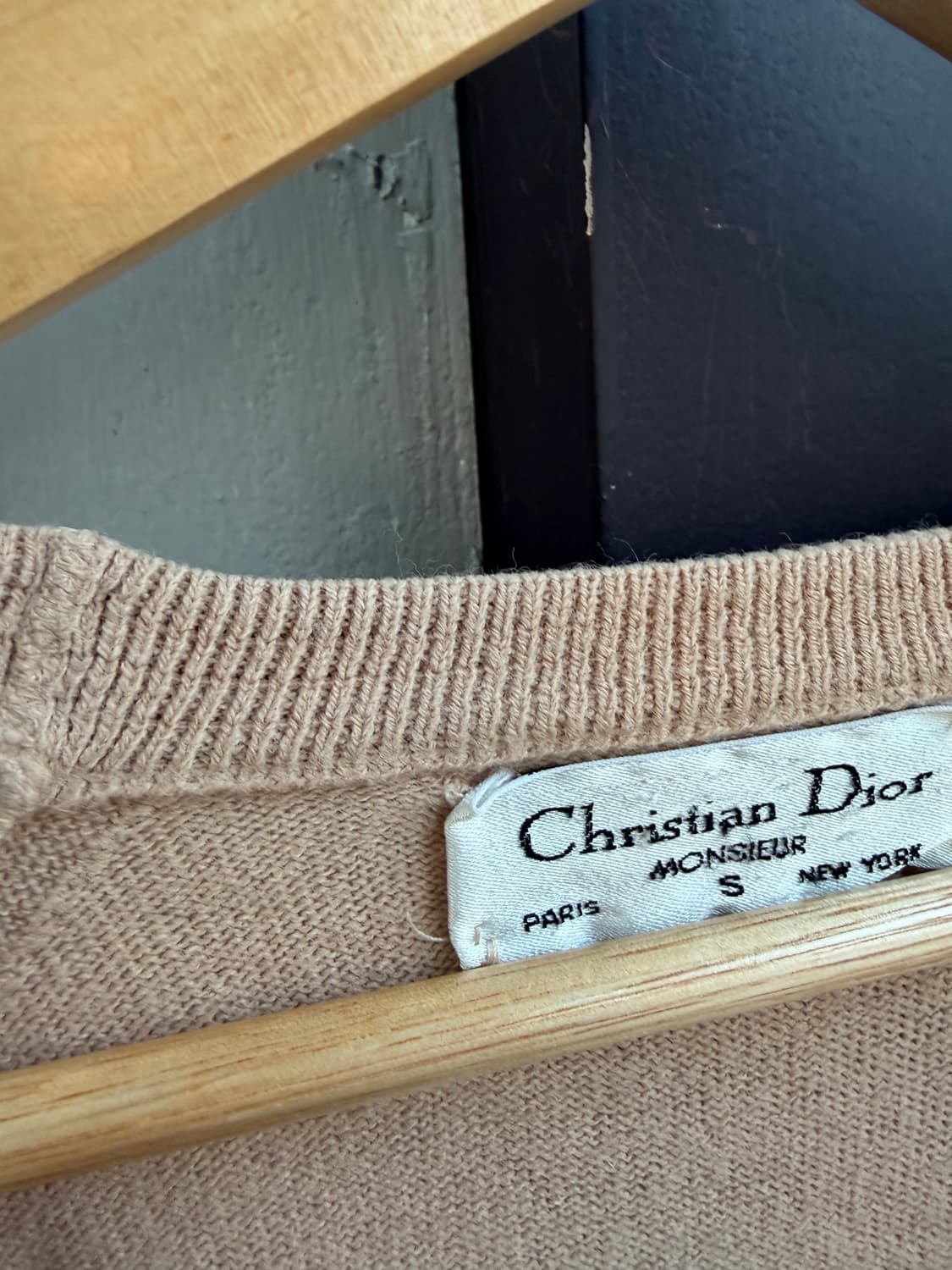 .S/ 크리스찬디올 1990S 로고 브이넥 니트 상품이미지6