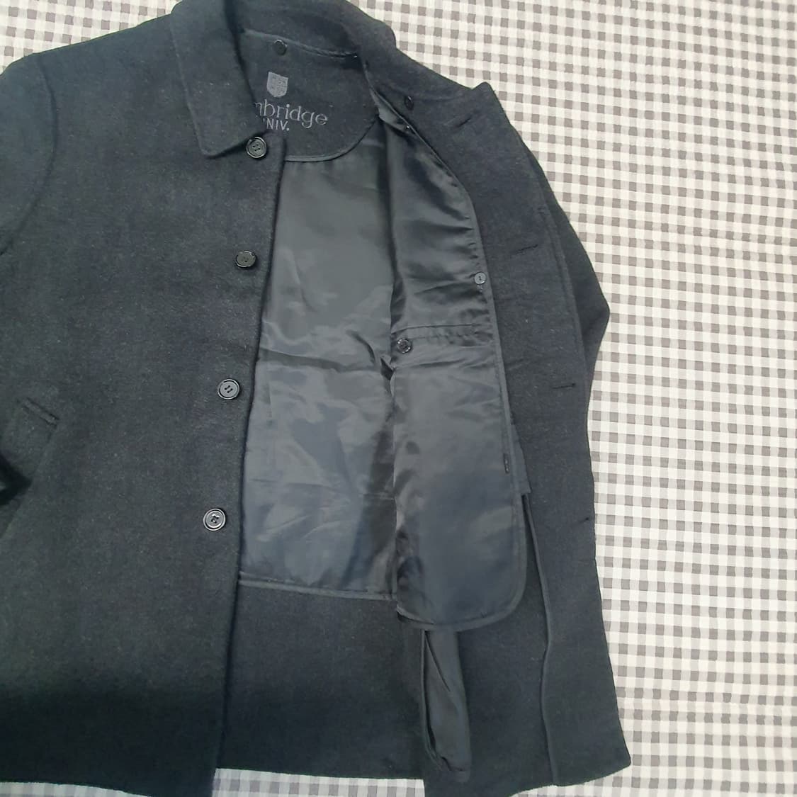 캠브랏지 오버핏 하프코트 남자95~100 상품이미지5