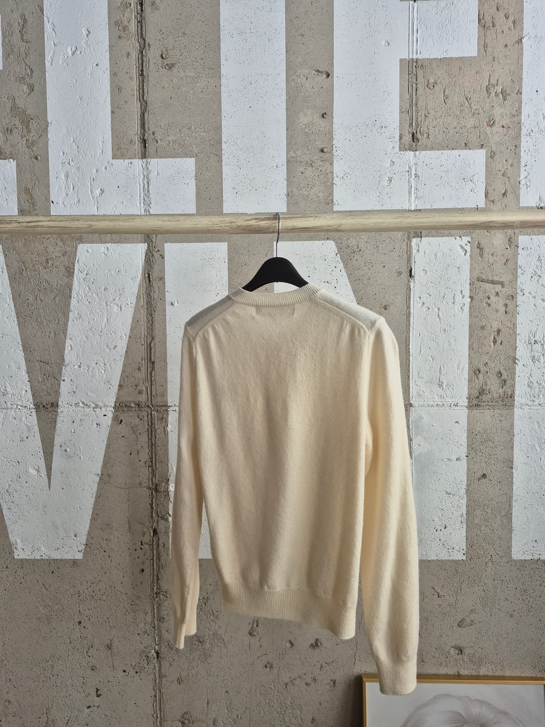 꼼데가르송 하트와펜 가디건크림(정품M) 상품이미지3