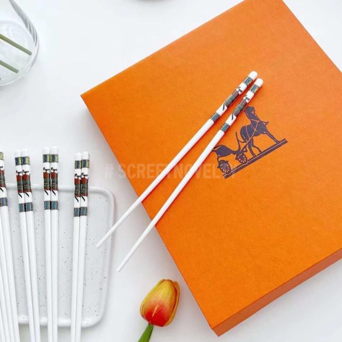 에르메스 고급 세라믹 
젓가락 5벌 세트 선물포장 무료배송 상품이미지9