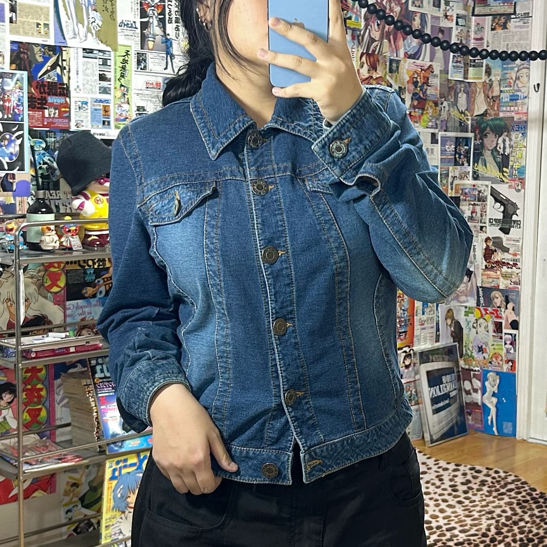 캘빈 클라인 백 프린팅 데님 자켓 상품이미지2