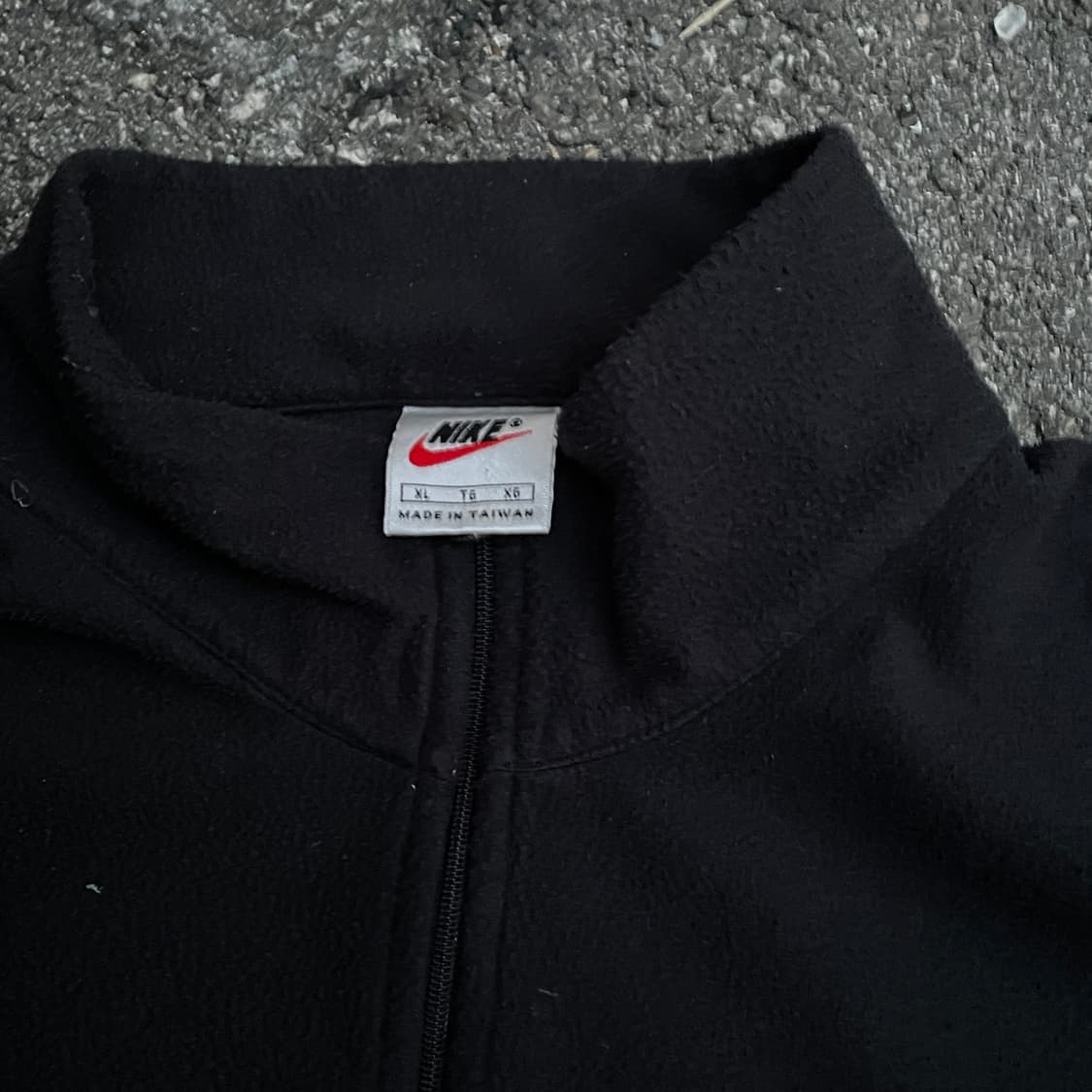 90s 나이키 뽀글이 하프 집업 자켓 후리스 올드스쿨 점퍼 XL 상품이미지6