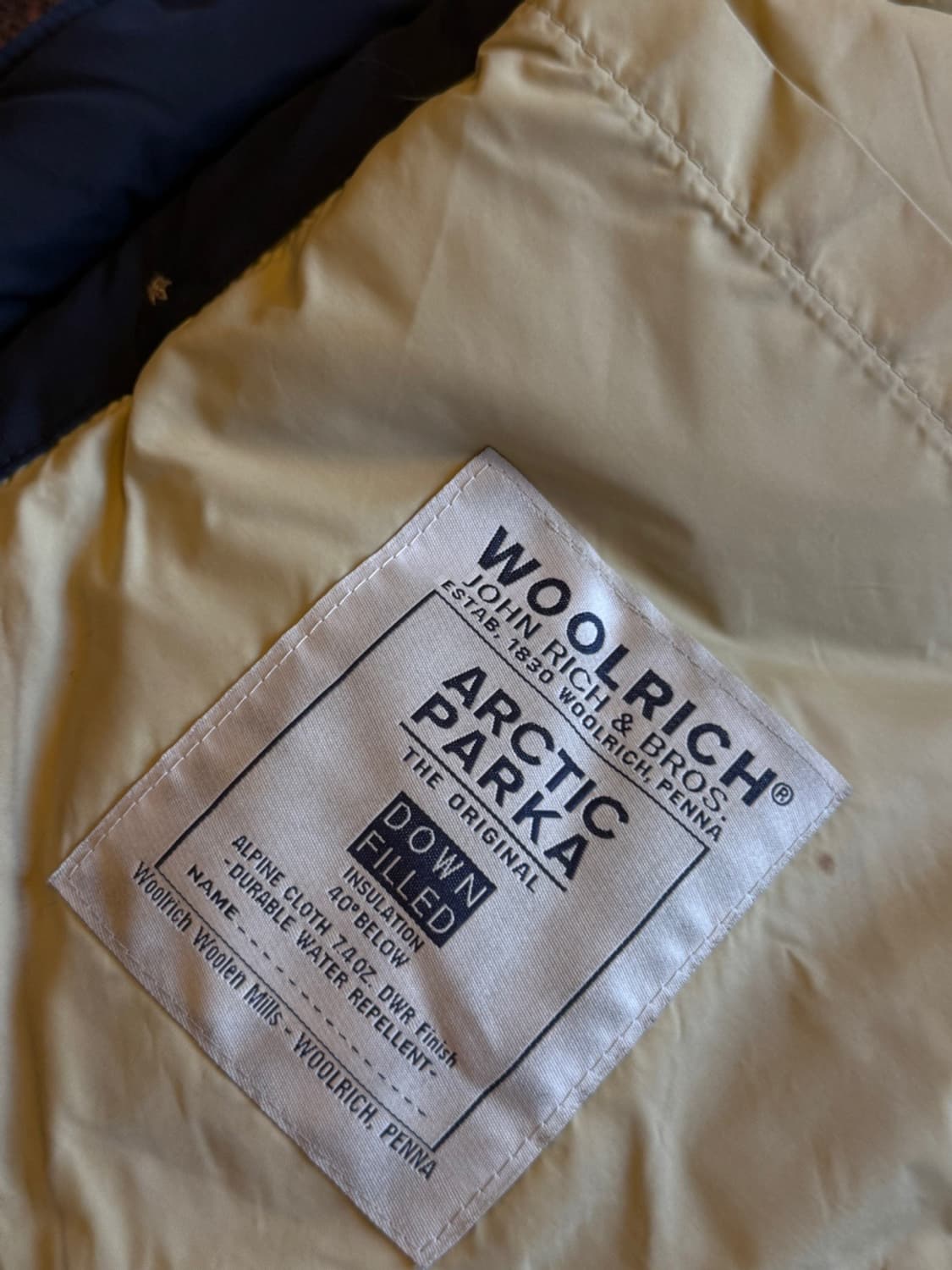 울리치 구스다운 자켓 55~66 상품이미지8