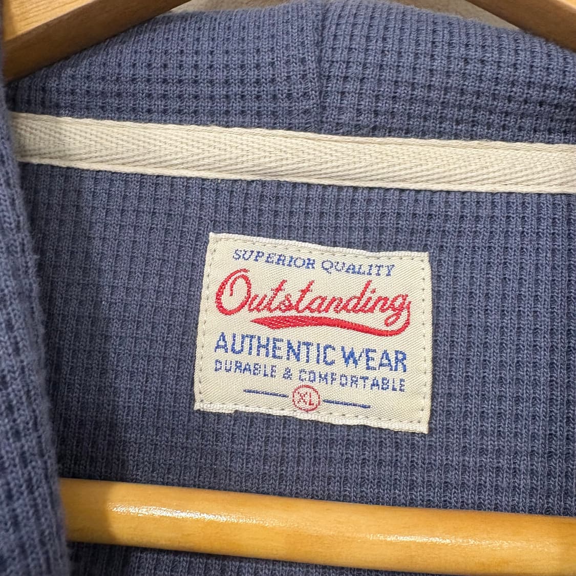 아웃스탠딩 와플 후드집업 상품이미지2