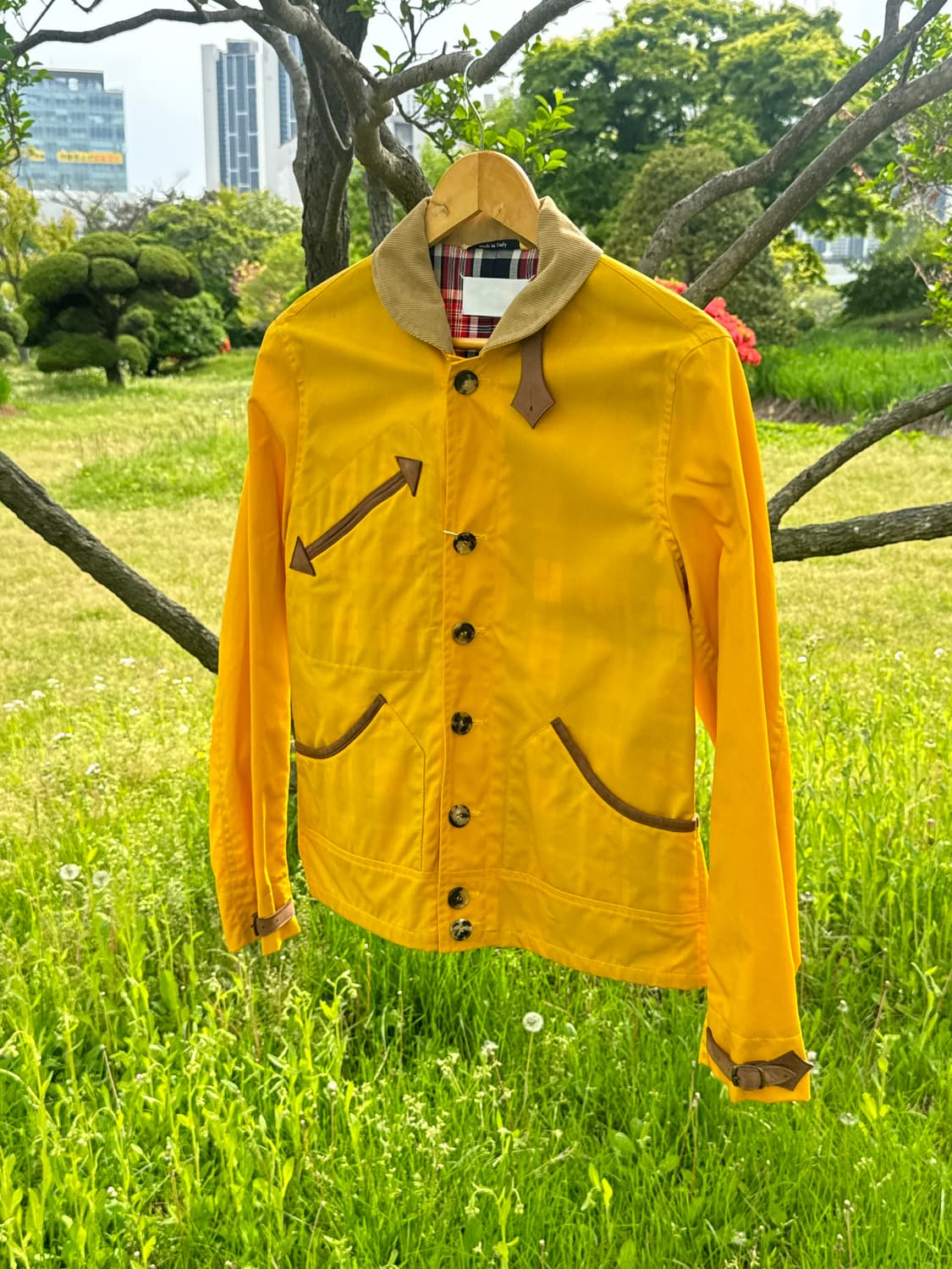 메종 마르지엘라 웨스턴 자켓 (chrome yellow) 상품이미지1