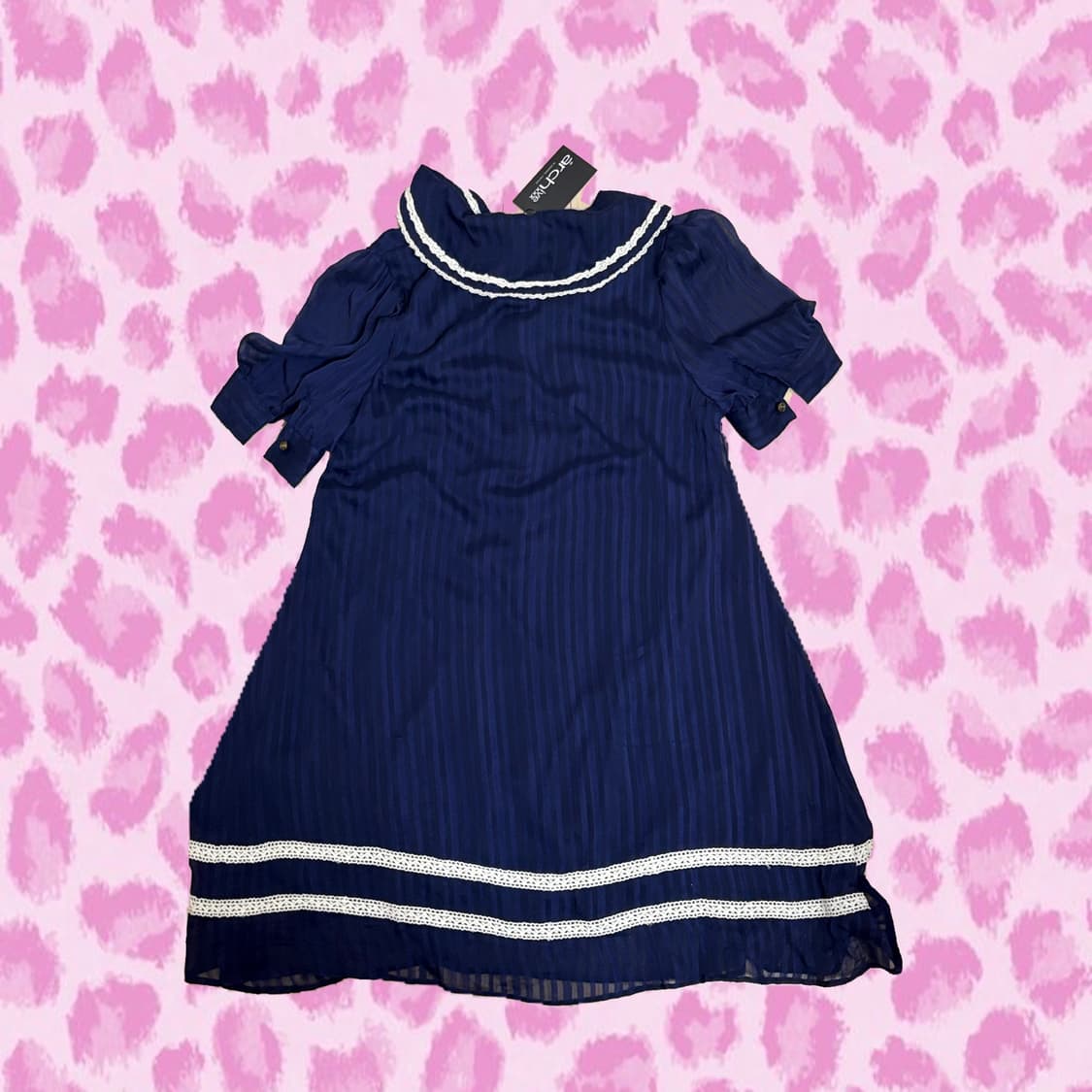 히메 갸루 반팔 블라우스 상품이미지2