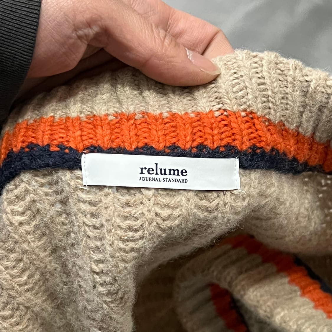  저널스탠다드 프레피 브이넥 니트 y15795 상품이미지5